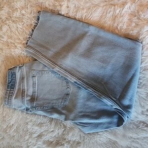 Hollister Ultra High Rise Vintage Straight Classic Light Blue Women's Jeans